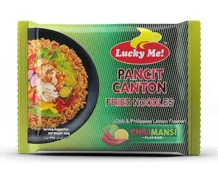 Lucky Me! Pancit Canton Chilimansi Flavor Fried Noodles 60G