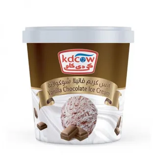 KD Cow Vanilla Chocolate Ice Cream 1 L