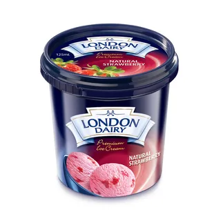 London Dairy Natural Strawberry Ice Cream