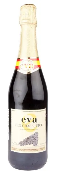 ايفا عصير عنب أحمر غازي 750 مل