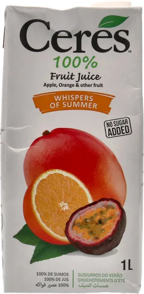 Ceres Whispers Of Summer 100% Fruit Juice 1L