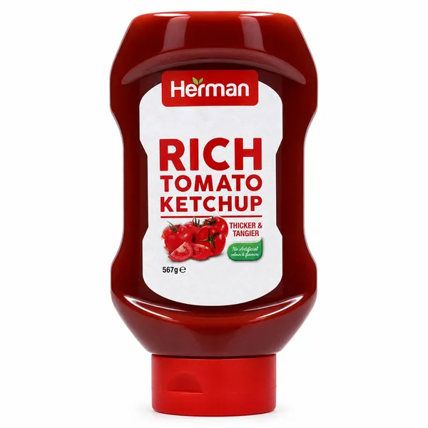 Herman Rich Tomato Ketchup 567G
