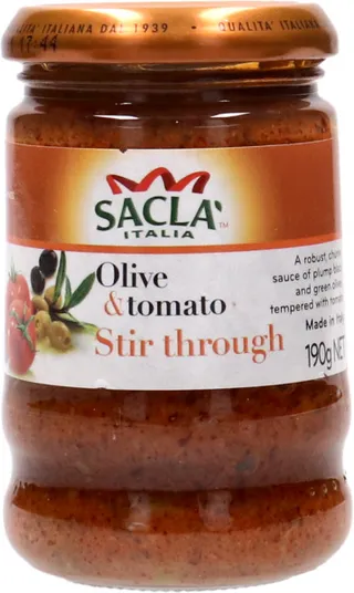 Sacla Olive & Tomato Stir Through Pasta Sauce 190G