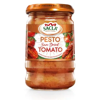 Sacla Pesto Sun Dried Tomato Sauce 190G