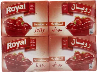 Royal Strawberry Jelly 12X85G