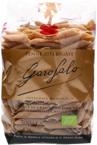 Garofalo Pasta No 5-70 Whole Wheat Penne Ziti Rigate 500G
