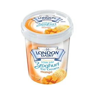 London Dairy Low Fat Yogurt Mango Ice Cream