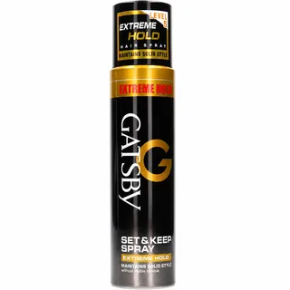 Gatsby G Set & Keep Extreme Hold Hair Spray 200Ml