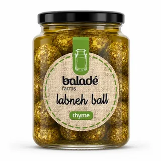 Baladi Labneh Balls With Thyme 500G