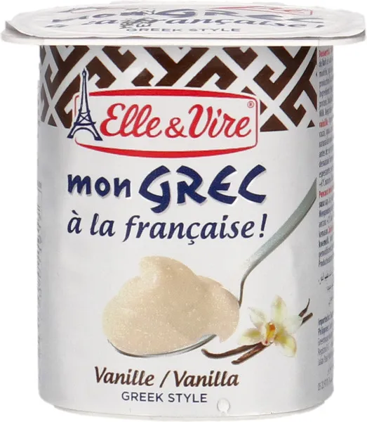 Elle & Vire Vanilla Greek Style Yoghurt