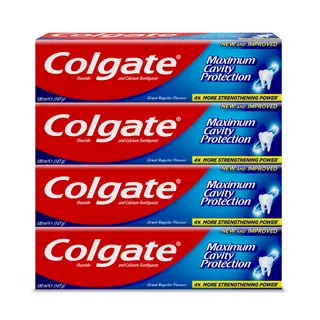 Colgate Flouride & Calcium Toothpaste 4X100Ml