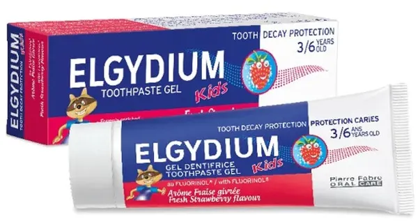 Elgydium Strawberry Flavor Toothpaste Gel Kids 50Ml