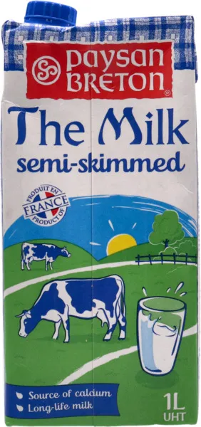 Paysan Breton Long Life Semi Skimmed Milk 1L