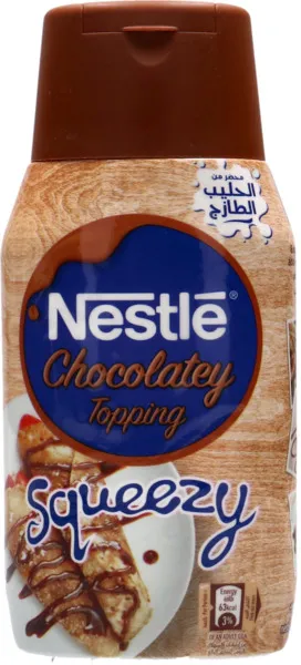 Nestle Squeezy Chocolatey Topping 450G