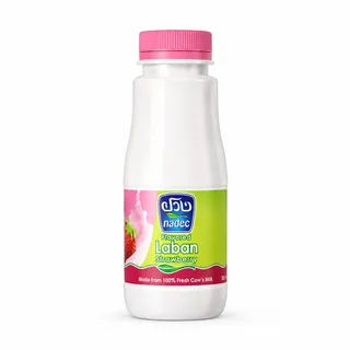 Nadec Strawberry Flavored Laban 360Ml