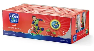 Nadec Captain Nadec Strawberry Flavored Milk 18X125Ml