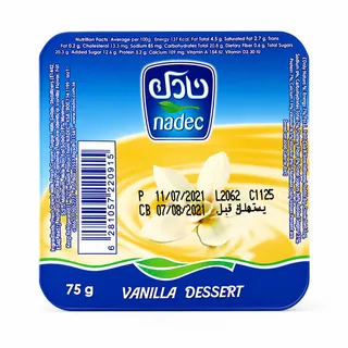 Nadec Vanilla Pudding Dessert 75G