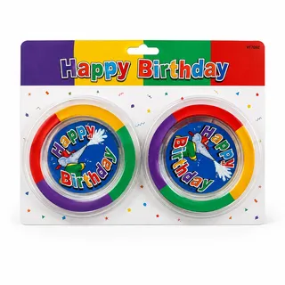 Happy Birthday Cup Lids & Straws