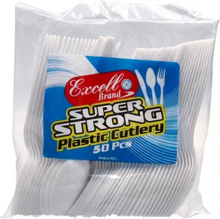 Excell Brand Super Strong Plastic Spoons 50's