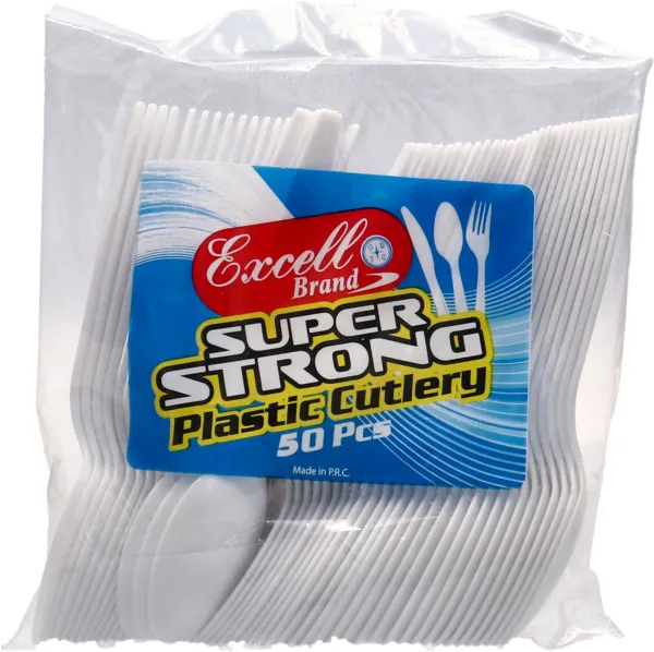 Excell Brand Super Strong Plastic Spoons 50's