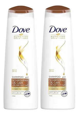 Dove Nourishing Oil Care Shampoo 2X400Ml