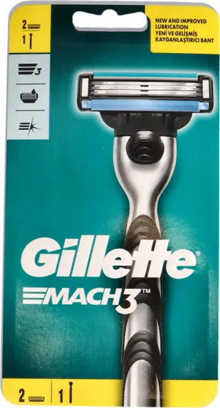 Gillette Mach3 Razor With Blades 2's