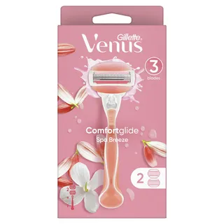 Gillette Venus Comfortglide Spa Breeze Razor With Blades 2's