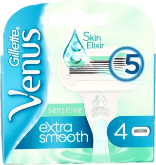 Gillette Venus Sensitive Extra Smooth Blades 4's