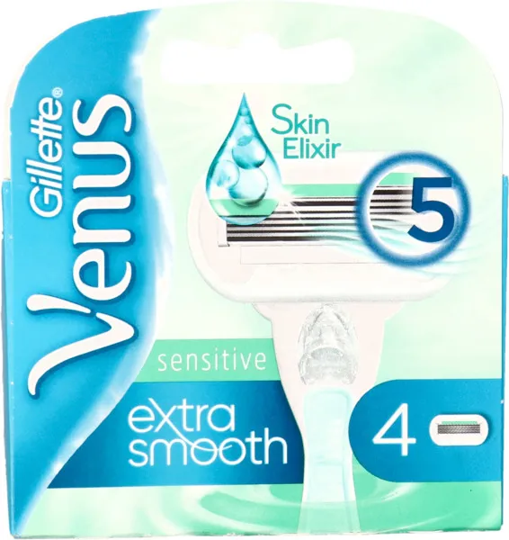 Gillette Venus Sensitive Extra Smooth Blades 4's