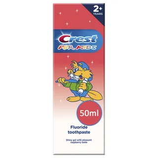 Crest Fluoride Raspberry Taste Toothpaste For Kids 50Ml