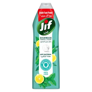 Jif Anti Bacterial Mint & Lemon Dishwashing Liquid