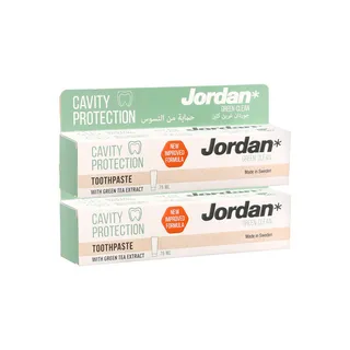 Jordan Fresh Breath Mint Toothpaste 2X75Ml