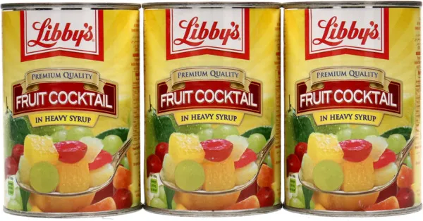 Libby's Fruit Cocktail In Heavy Syrup 3X420G
