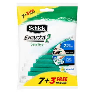 Schick Exacta2 Sensitive Razors 7 +3