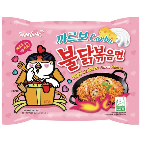 Samyang Carbonara Hot Chicken Flavored Ramen 130G