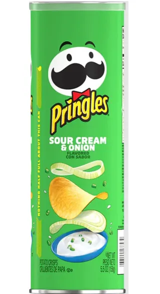Pringles Sour Cream & Onion Potato Chips 158G