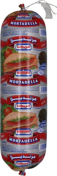 Americana Beef Mortadella With Pepper Per Kilo
