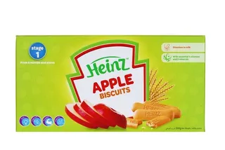 Heinz Stage 1 (6+ Months) Apple Biscuits 60G