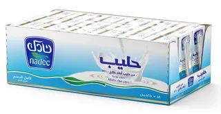 Nadec Long Life Full Fat Milk 18X125Ml