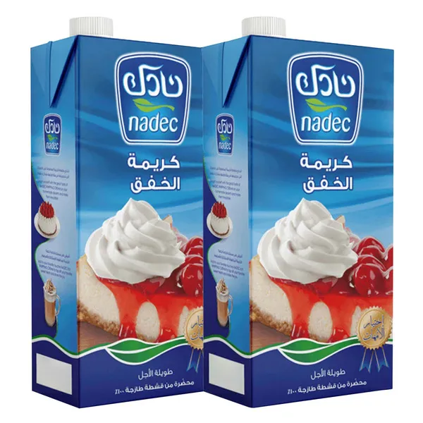 نادك كريمة الخفق 2 x 1 لتر