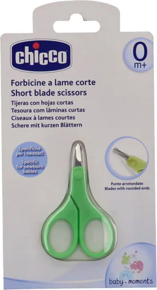 Chicco Baby Moments Short Blade Scissors (0+ Months)