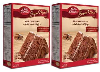 Betty Crocker Super Moist Premium Edition Milk Chocolate Cake Mix 2X510G