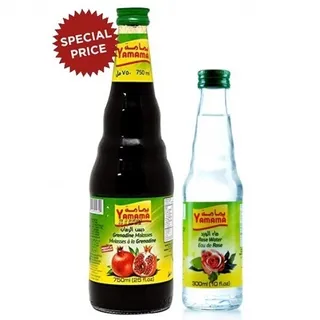Yamama Grenadine Molasses + Yamama Rose Water