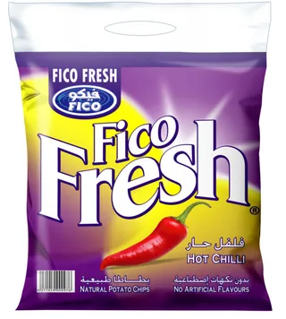 Fico Fresh Hot Chili Potato Chips 20X16G