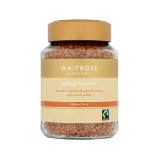 Waitrose Gold Roast Instant Coffee Strength 3 100G