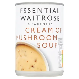 Essential Waitrose Cream Of Mushroom Soup 400G