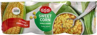 Al Alali Whole Kernel Sweet Corn 3X340G