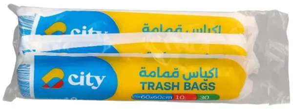 City Trash Bags 30X10Gal