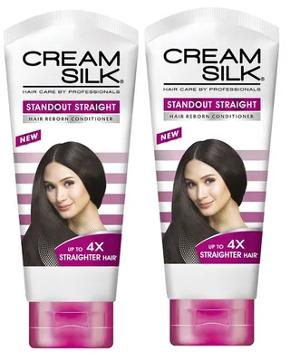 Cream Silk Standout Straight Hair Reborn Conditioner 2X180Ml
