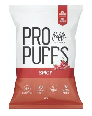 ProLife Pro Puffs Spicy Flavored Puffs 50G